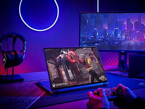 ROG Flow X16 in Stand mode