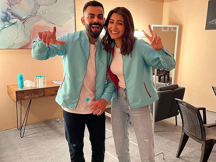 Virat Kohli and Anushka Sharma 