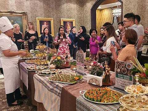 A reception at the Thai Consul General's residence in Dubai 