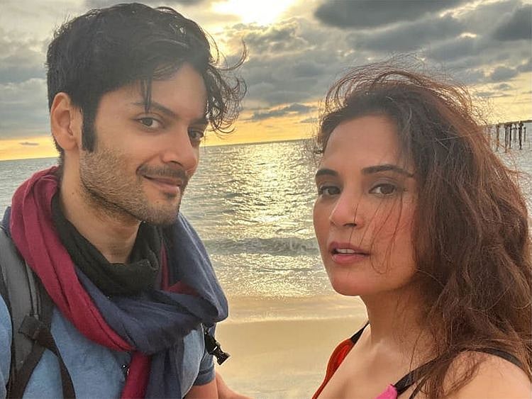 Ali fazal (left) and Richa Chadha(right)