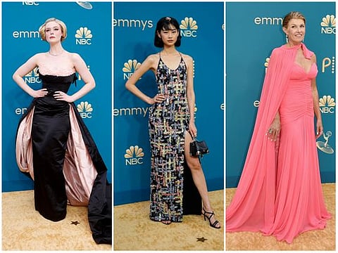 Emmys fashion: Old Hollywood glamour and pink rule red carpet
