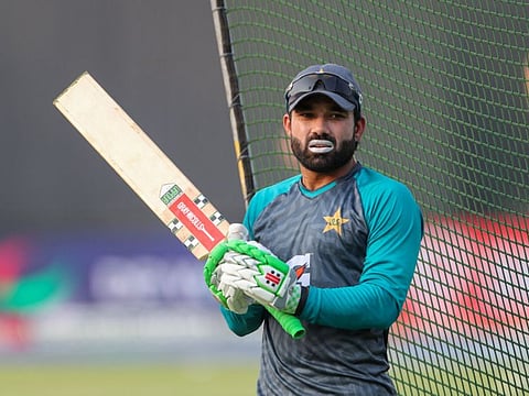 Pakistan's Mohammad Rizwan participated in a ‘Fund Raising Telethon’ for flood victims.