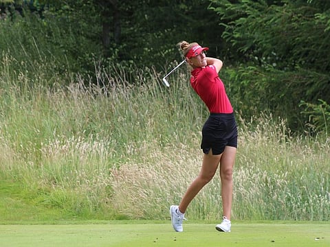 Wednesday practice for Dubai based Chiara Noja in Singapore.