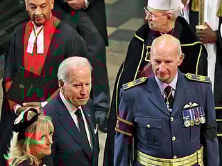 Pictures of world leaders at Westminster Abbey for Queen Elizabeth II's funeral