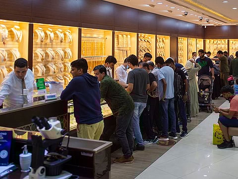 The buzz is always there for gold with UAE shoppers and tourists.