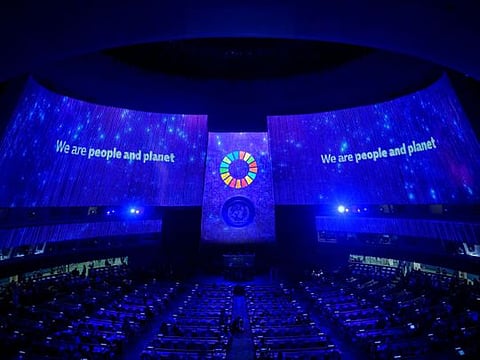 UAE delivers sustainability message through immersive projection at UN's New York headquarters