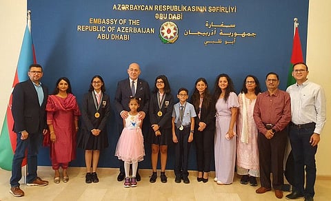 Five children have been recognised in Abu Dhabi for their artistic creations during the fourth international ‘Magic of Friendship’ art competition.