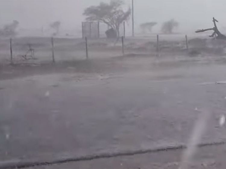 Rain hits parts of the UAE on Wednesday