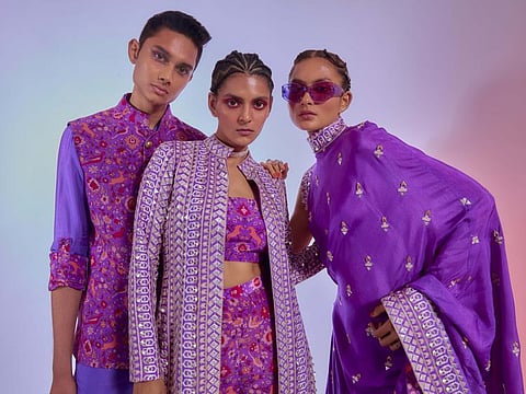 The wide range of festive wear at DIVAlicious includes timeless pieces with fine embroidery and embellishment