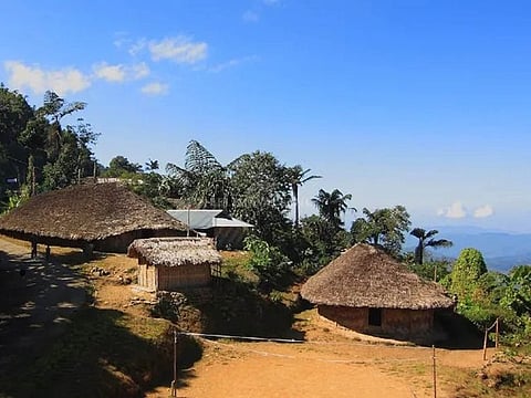 Longwa village in Nagaland is shared by India and Myanmar.