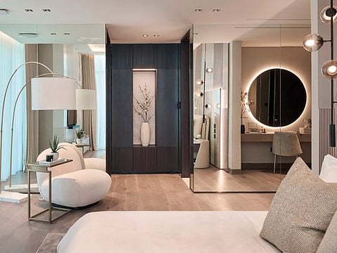 This Dubai residence boasts settled yet stylish interiors 