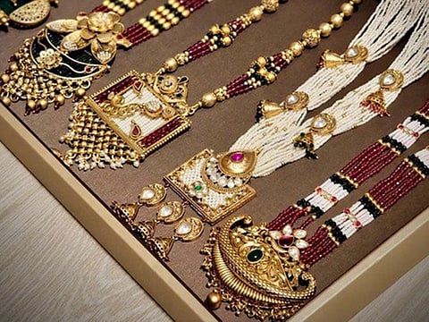 Complete your festive look with ethnic jewellery from one of the several designers agt WoW Navaratri Utsav