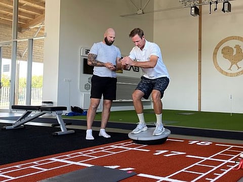 Nico Colsaerts has put in some good work on the course and in the gym this week in Paris, on the DP World Tour.