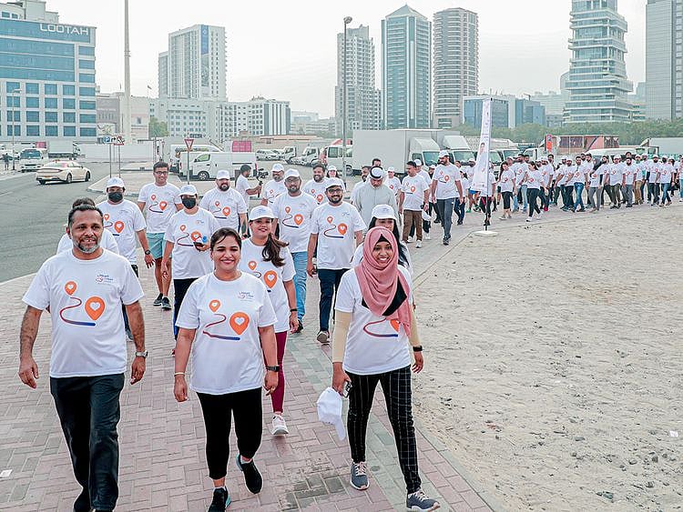 Aster Volunteers during Heart2Heart Walk