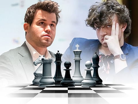 Magnus Carlsen (left) has accused Hans Niemann of cheating in over-the-board games, plunging world chess into chaos. There's no evidence yet, but Niemann's admission of cheating in online games had only fanned the flames of the row.