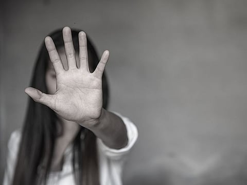 Say no to abuse, an illustrative image 