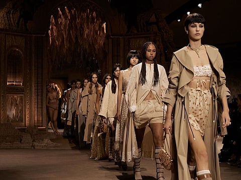 Baroque and artisanal pieces make up Dior’s latest collection, with use of embroidery, lace and intricate jewellery.