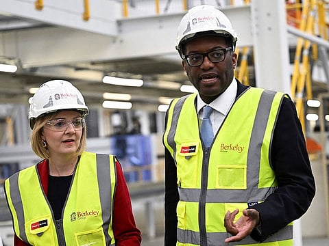 British Prime Minister Liz Truss and Chancellor of the Exchequer Kwasi Kwarteng.