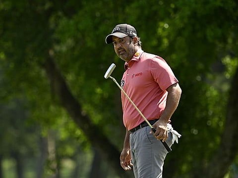 Dubai-based Shiv Kapur in action on the Asian Tour in Taipei.