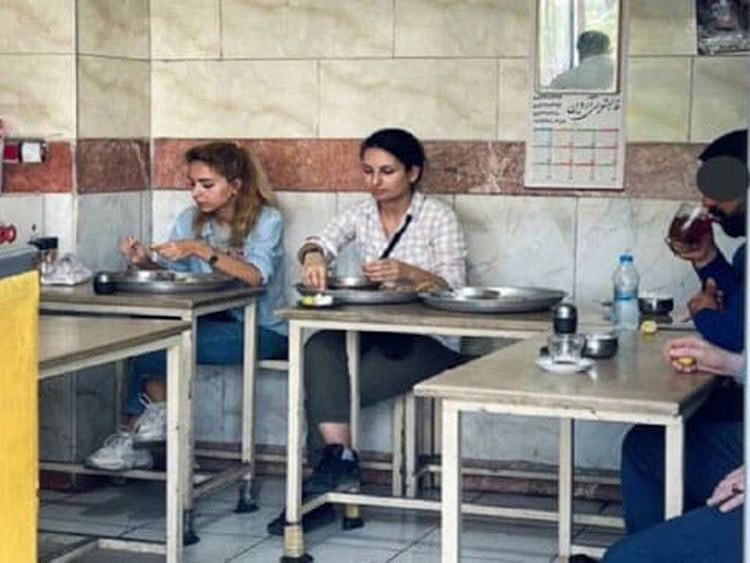 Donya Rad was arrested for having breakfast without wearing a hijab. 