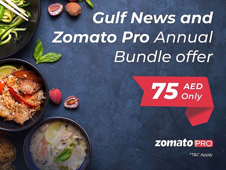 Gulf News and Zomato Pro bundle