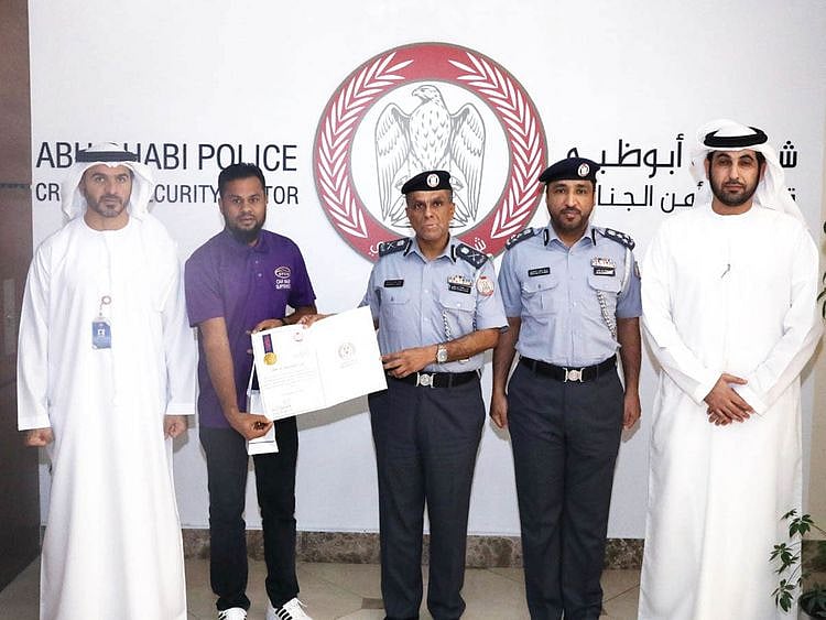 Man honoured