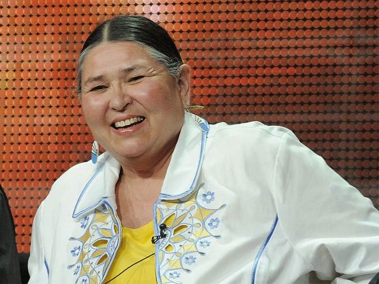 Activist and actress Sacheen Littlefeather,  