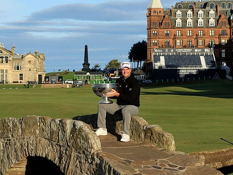 New Zealander Ryan Fox, winner of the 2022 Alfred Dunhill Links Championship at St Andrews, Scotland on the DP World Tour.
