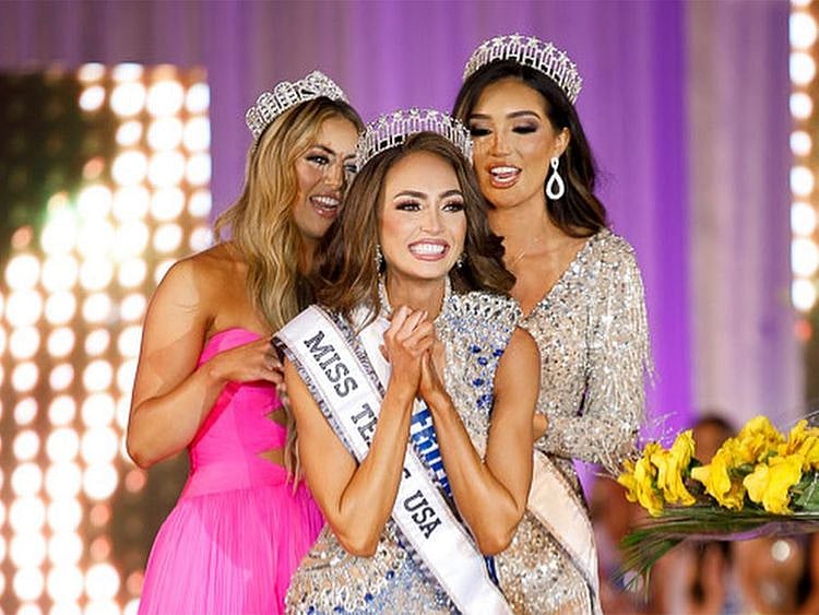 Filipino-American beauty queen R’Bonney Gabriel when she won the Miss Texas title