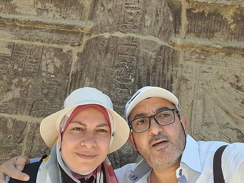 Marwa and Wael in an undated photo.