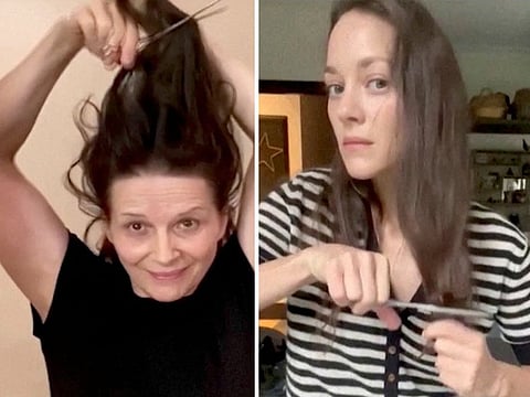 Juliette Binoche and  Marion Cotillard, Oscar-winning actors, cut their hair in support of protesters in Iran.