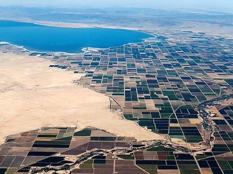 Agricultural farm land is shown near the Salton Sea and the town of Calipatria in California May 31, 2015. REUTERS/Mike Blake/File Photo         Oct 5 (Reuters) - In a February meeting with mining executives, President Joe Biden laid out an aggressive goal for the United States to produce more of its own