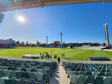 Indian team getting ready for the training session at WACA stadium in Perth on Friday.