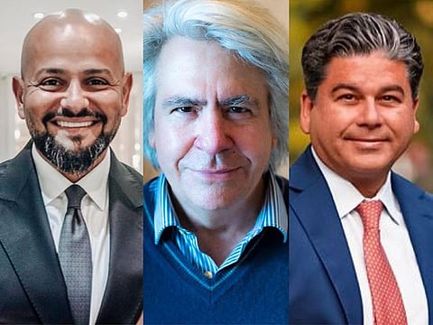 Mustafa Kheriba, Peter Knez, Shahal Khan 