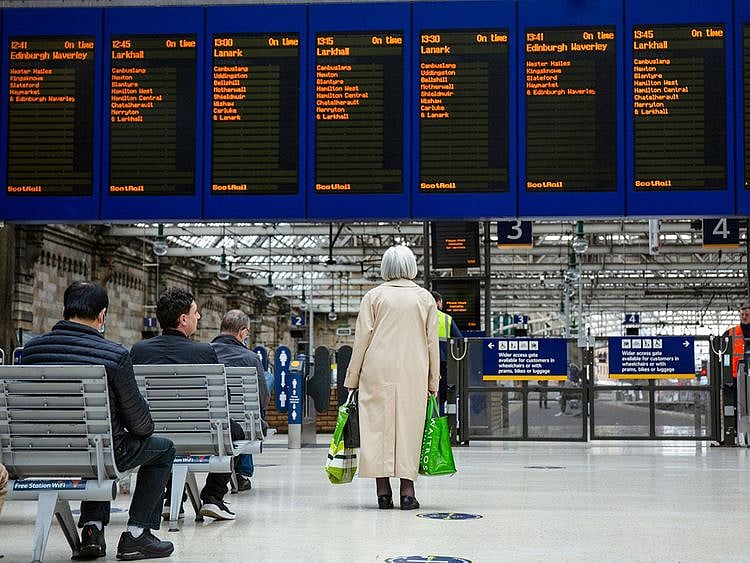 Stock - UK rail strike