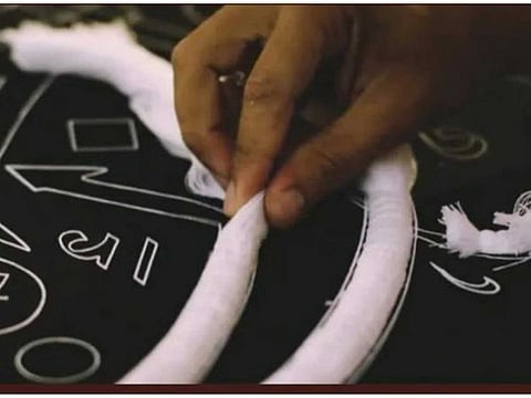 410kg of cotton is used in making the Kaaba Kiswa.