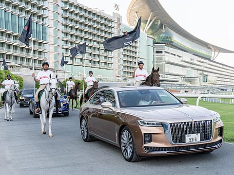 Hongqi gave the auto brand's owners quite a day out in Dubai. 