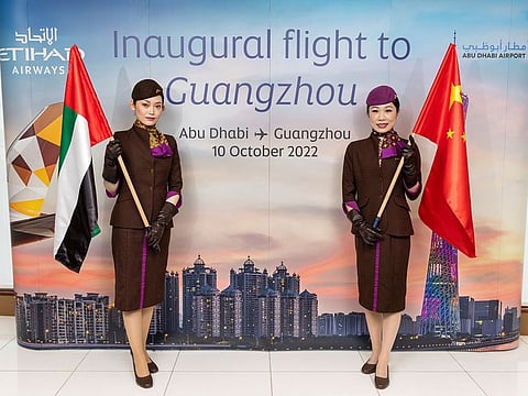 Etihad adds significantly to its China connectivity with the Guangzhou service launch. 