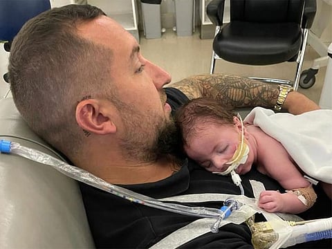 Dubai-based Dean Munro lost his son Monte to a rare genetic disease when he was just 10 weeks in June 2021. 