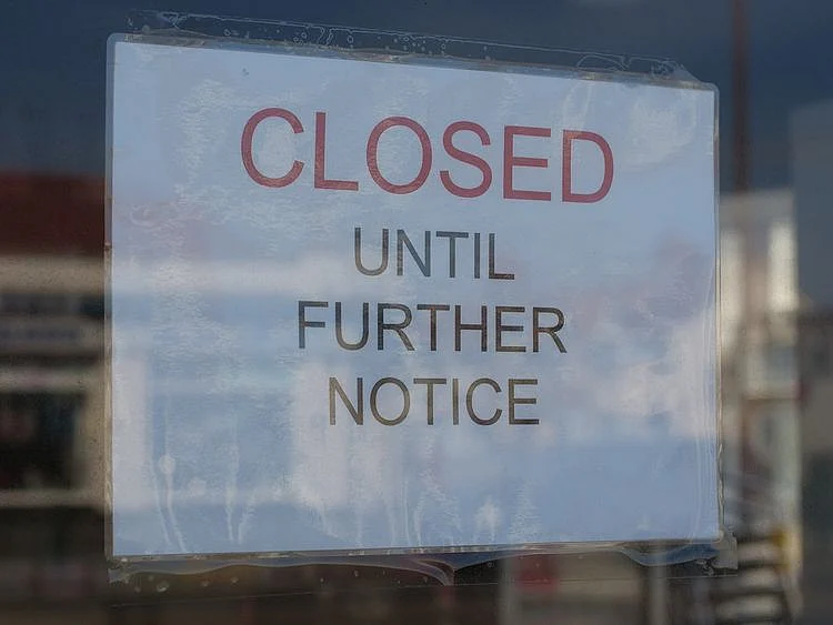 STOCK SHOP CLOSED