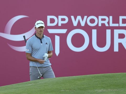 Nicolai Højgaard in action on the DP World Tour
