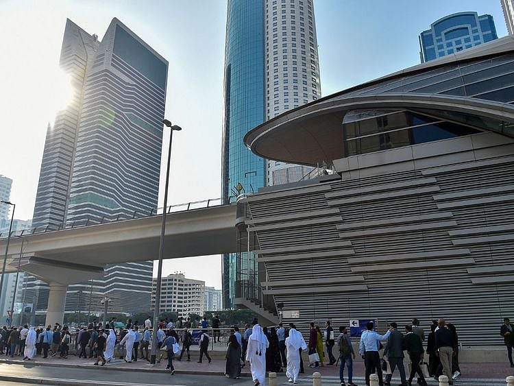 Thousands of visitors use Dubai Metro to reach Gitex Global 2022