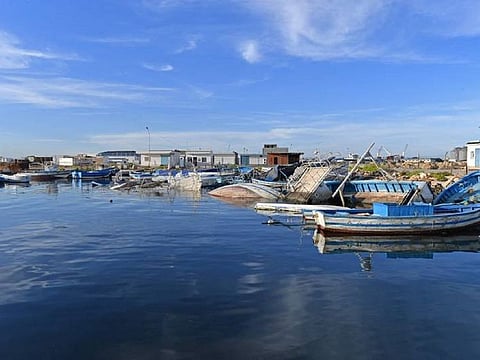 Captured migrant boats at the port of Sfax, Tunisia. According to data from the UN High Commissioner for Refugees, more than 123,000 migrants entered Italy in 2021 compared to more than 95,000 in 2020. Numerous migrants have drowned in recent months while attempting to get from Tunisia and Libya to Italy.
