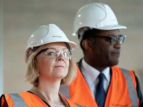 British Prime Minister Liz Truss and Chancellor of the Exchequer Kwasi Kwarteng  in a file photo.