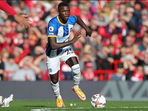 Ecuador midfielder Moises Caicedo.