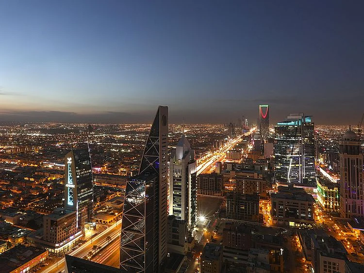 Stock - Saudi economy / Riyadh skyline