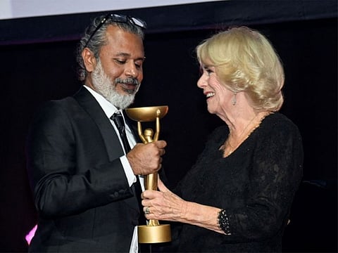  Britain's Camilla, Queen Consort presents the Booker Prize for fiction award to Sri Lankan writer Shehan Karunatilaka
