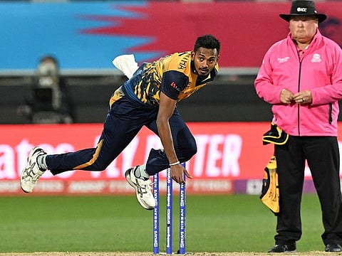 Sri Lanka's Dushmantha Chameera.