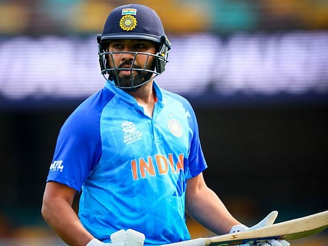 India’s captain Rohit Sharma (above) leads a powerful batting side, which could steer the team to title in Australia