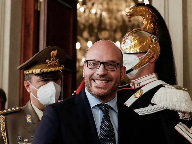 speaker Italian Parliament Lorenzo Fontana